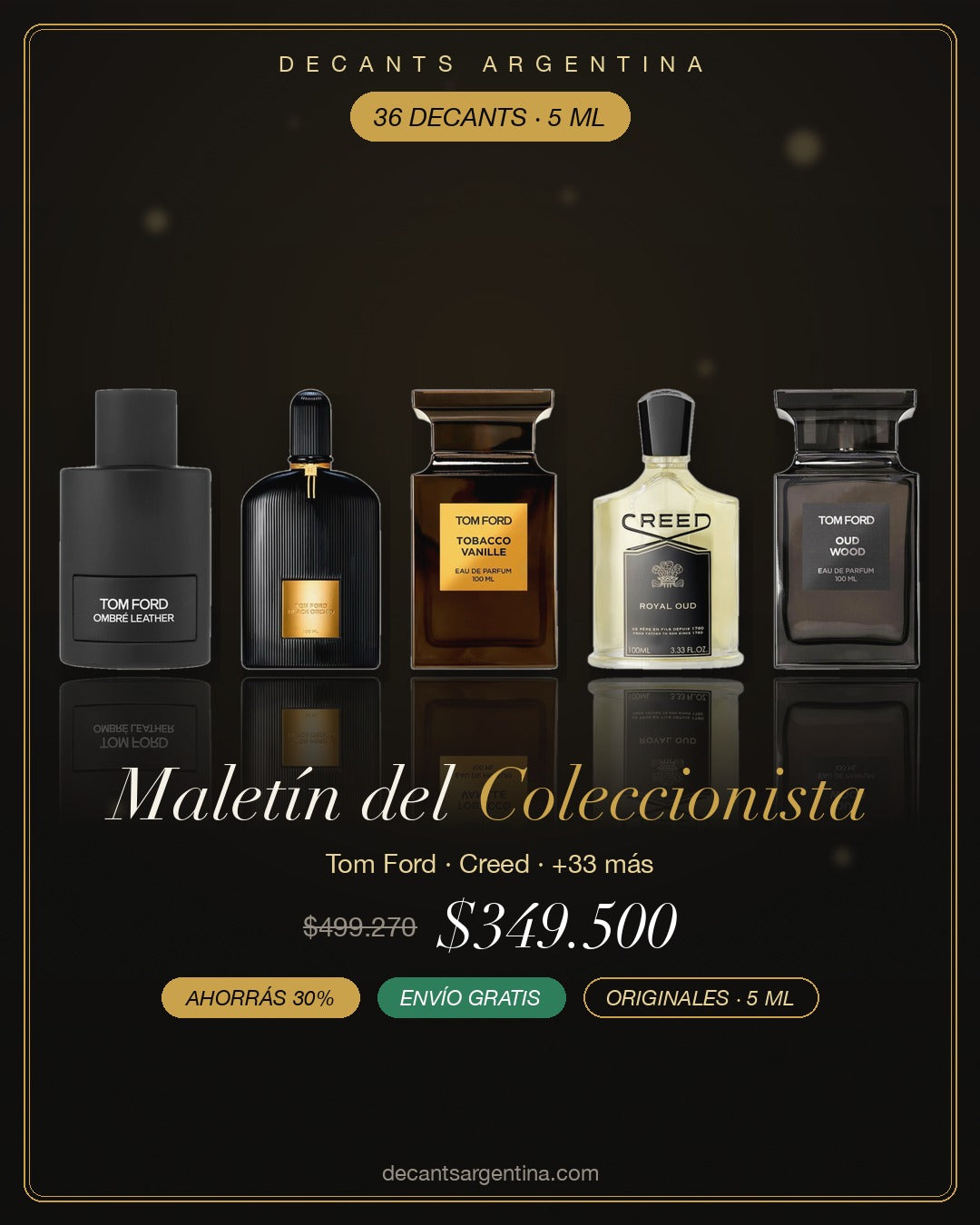 Maletín del Coleccionista – 36 Decants 5ml — Decants Argentina