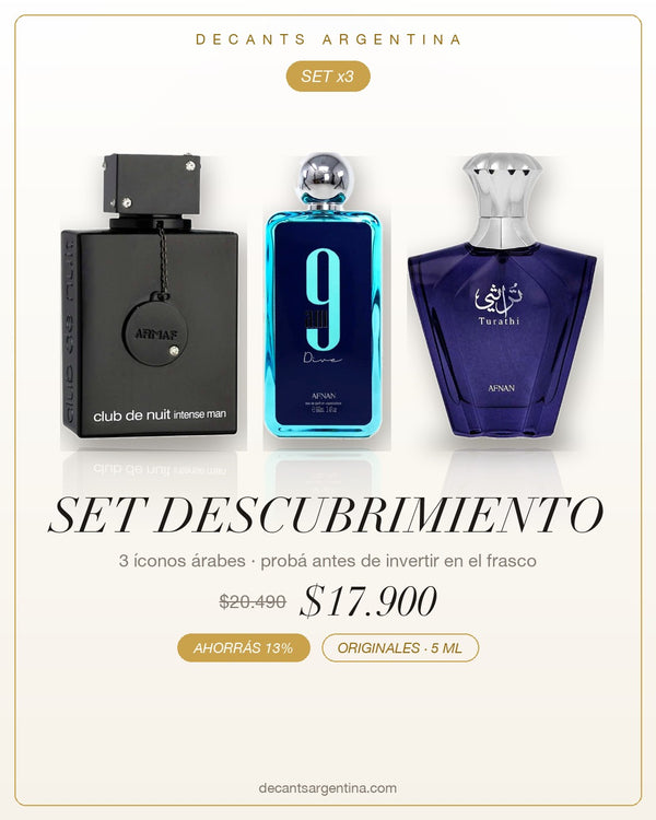 Set Descubrimiento Árabes – 3 Decants 5ml