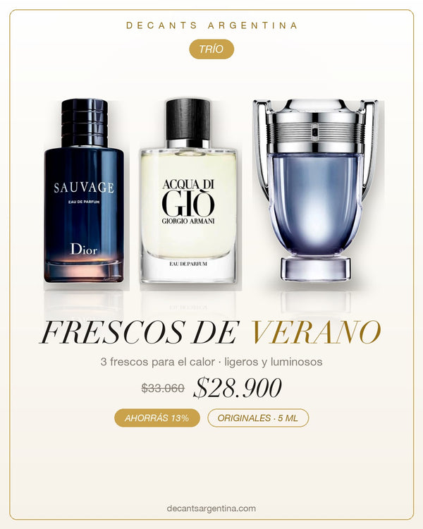 Trío Frescos de Verano – 3 Decants 5ml