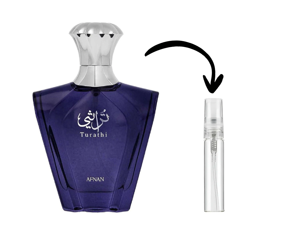 Decant 5ml de Turathi Blue – Afnan — incluido en el set
